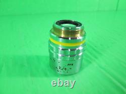 Objectif de microscope Nikon CF plan 10x/. 3, lentille cassée comme sur la photo, d? M FTU CMB