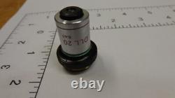 Objectif de microscope Nikon DLL (Dark Low Low) 20/0,40