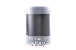 Objectif de microscope Nikon ED Plan 2x en état proche du neuf, provenant du Japon