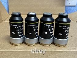 Objectif de microscope Nikon E Plan 10X/0.25 ? / WD 7.0 MRP70100