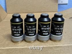 Objectif de microscope Nikon E Plan 10X/0.25 ? / WD 7.0 MRP70100