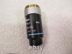 Objectif de microscope Nikon E Plan 40x / 0,65 CFI Infinity Eclipse E200
