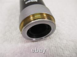 Objectif de microscope Nikon E Plan 40x / 0,65 CFI Infinity Eclipse E200
