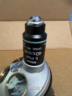 Objectif de microscope Nikon E Plan 40x/0.65 WD 0.65 MRP70400