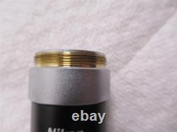 Objectif de microscope Nikon E Plan 40x pour microscopes de la série Eclipse