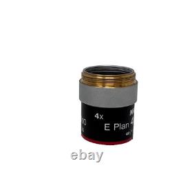 Objectif de microscope Nikon E Plan 4x/0,10 ? /- WD 30