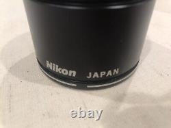 Objectif de microscope Nikon FD Plan 1x d'occasion