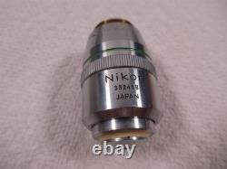 Objectif de microscope Nikon Fluor 20x 0,75 Fluorite