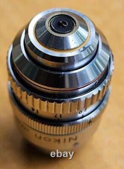 Objectif de microscope Nikon Fluor 40x Ph3 DL 160/0.11-0.23 Contraste de phase