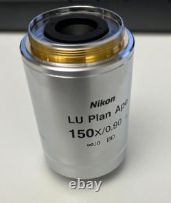 Objectif de microscope Nikon LU Plan Apo 150X WD 0.42 MUC50151 OFN25