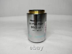 Objectif de microscope Nikon LU Plan Fluor 50X/0.80 A BD A WD 1.0