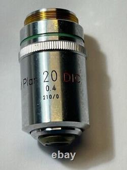 Objectif de microscope Nikon M Plan 20X 0.4 DIC, 210/0