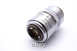 Objectif de microscope Nikon M Plan 40 0.5 ELWD 210/0 RMS avec étui 27465