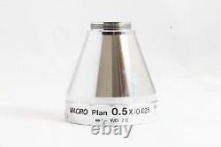 Objectif de microscope Nikon Macro Plan 0,5x 0,025 infi/- WD 7 filetage de 25 mm