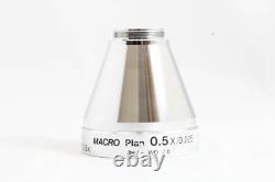 Objectif de microscope Nikon Macro Plan 0,5x 0,025 infi/- WD 7 filetage de 25 mm