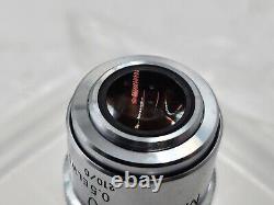 Objectif de microscope Nikon Microscope M plan 40 0,5 210/0 RMS 28376 en verre propre