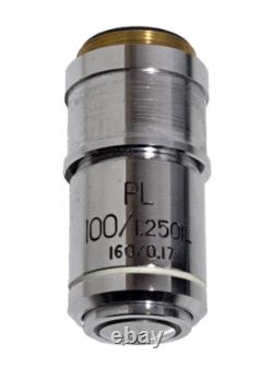 Objectif de microscope Nikon PL 100/1.250IL