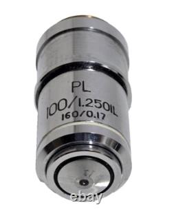 Objectif de microscope Nikon PL 100/1.250IL