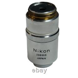 Objectif de microscope Nikon Plan 100 / 0,90 NCG sec 160 / 0, Japon