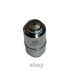 Objectif de microscope Nikon Plan 100 / 0,90 NCG sec 160 / 0, Japon