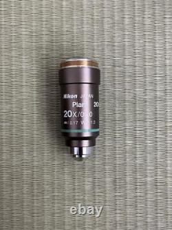 Objectif de microscope Nikon Plan 20x / 0,40 DIC M / 0,17 WD 1,3 du Japon