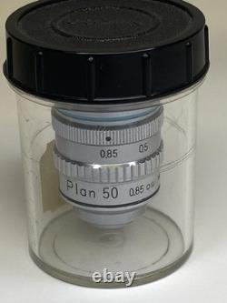 Objectif de microscope Nikon Plan 50 0.85 Huile 160/-
