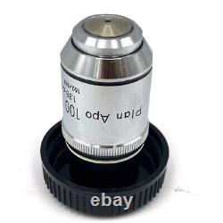 Objectif de microscope Nikon Plan APO 100x 1.35 Oil 160/0.17 avec boîtier Japon