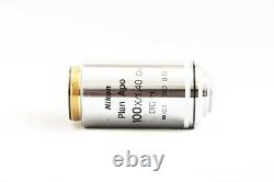 Objectif de microscope Nikon Plan Apo 100x / 1.40 Oil DIC H WD 0.13 #4509