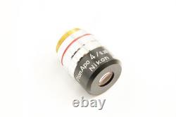 Objectif de microscope Nikon Plan Apo 4x / 0,20 160/- #5822