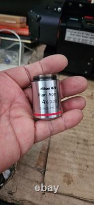 Objectif de microscope Nikon Plan Apo 4x/0.2 Infini/- WD 20