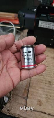 Objectif de microscope Nikon Plan Apo 4x/0.2 Infini/- WD 20