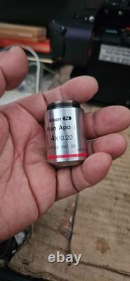 Objectif de microscope Nikon Plan Apo 4x/0.2 Infini/- WD 20