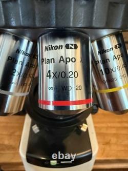 Objectif de microscope Nikon Plan Apo 4x / 0,2 WD 20 mm