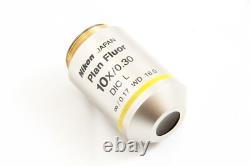Objectif de microscope Nikon Plan Fluor 10x 0.30 DIC L WD 16 #5067