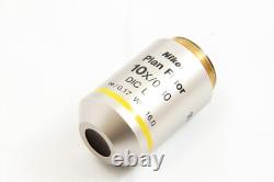 Objectif de microscope Nikon Plan Fluor 10x 0.30 DIC L WD 16 #5067