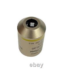 Objectif de microscope Nikon Plan Fluor 10x 10x/0,30 DIC L Infinity/0,17 WD 16,0