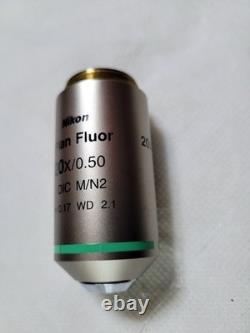 Objectif de microscope Nikon Plan Fluor 20x/0,50 DIC M/N2