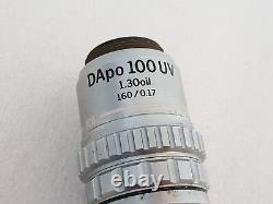Objectif de microscope OLYMPUS DAPO 100UV 1.30 à huile 160/0.17 avec livraison gratuite