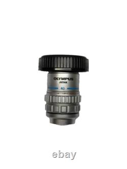 Objectif de microscope OLYMPUS DPlanApo 40 UVPL 1.00huile 160/- avec étui, bon état d'occasion