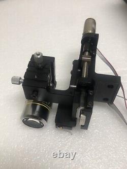 Objectif de microscope OLYMPUS EPI L PLAN APO 10X 0.23 F 200 et étage X, Y, Z