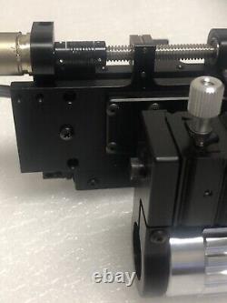Objectif de microscope OLYMPUS EPI L PLAN APO 10X 0.23 F 200 et étage X, Y, Z
