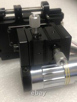 Objectif de microscope OLYMPUS EPI L PLAN APO 10X 0.23 F 200 et étage X, Y, Z