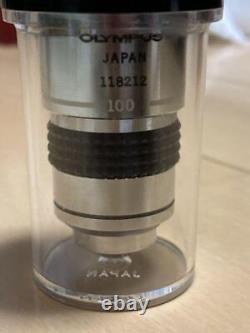 Objectif de microscope OLYMPUS SPlan 100 1.25oil160/0.17 fabriqué au Japon