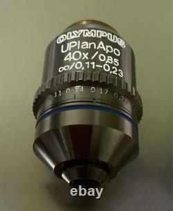 Objectif de microscope OLYMPUS UPlanApo 40x/0,85 testé excellent