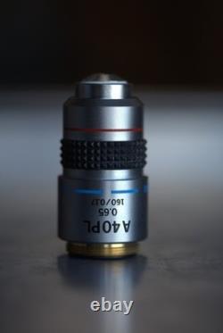 Objectif de microscope Olympus A40PL 40X 0,65 160/0,17