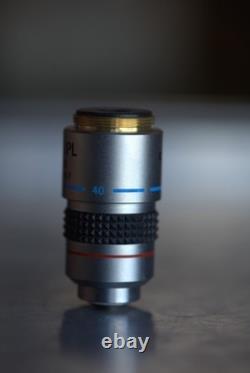 Objectif de microscope Olympus A40PL 40X 0,65 160/0,17