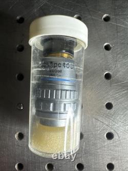 Objectif de microscope Olympus DPlan Apo apochromatique 40 UV 40X 1.00 huile 160/