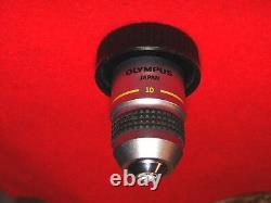 Objectif de microscope Olympus DPlan (D Plan) PO 10x 0.25 NA 160/0.17