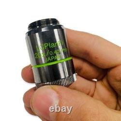 Objectif de microscope Olympus LCPlanFL 20x/0,40 Ph1 Fabriqué au Japon