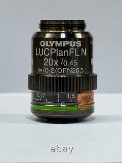 Objectif de microscope Olympus LUCPlanFLN 20x/0,45 UIS2 OFN26,5 Japon